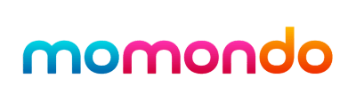 Momondo logo, a flight comparator to find the cheapest airplane tickets