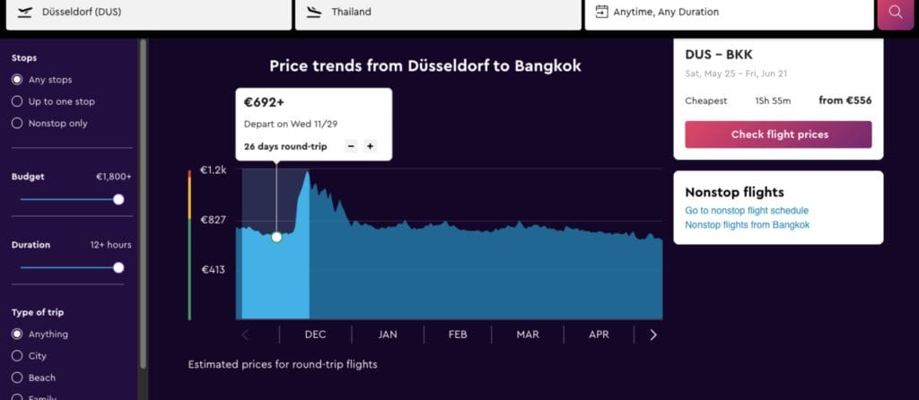 Momondo flight ticket comparator