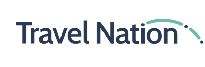 logo de travel nation, une agence spécialisée dans les billets TDM