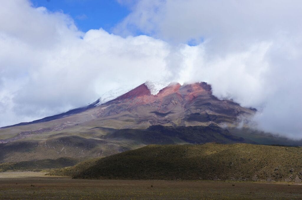 Cotopaxi volcano in Ecuador