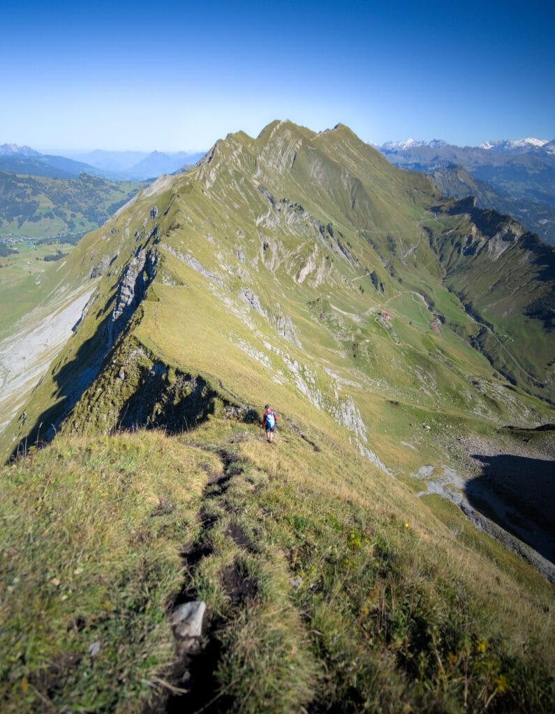 la vue depuis le Balmi sur le Brienzer Rothorn