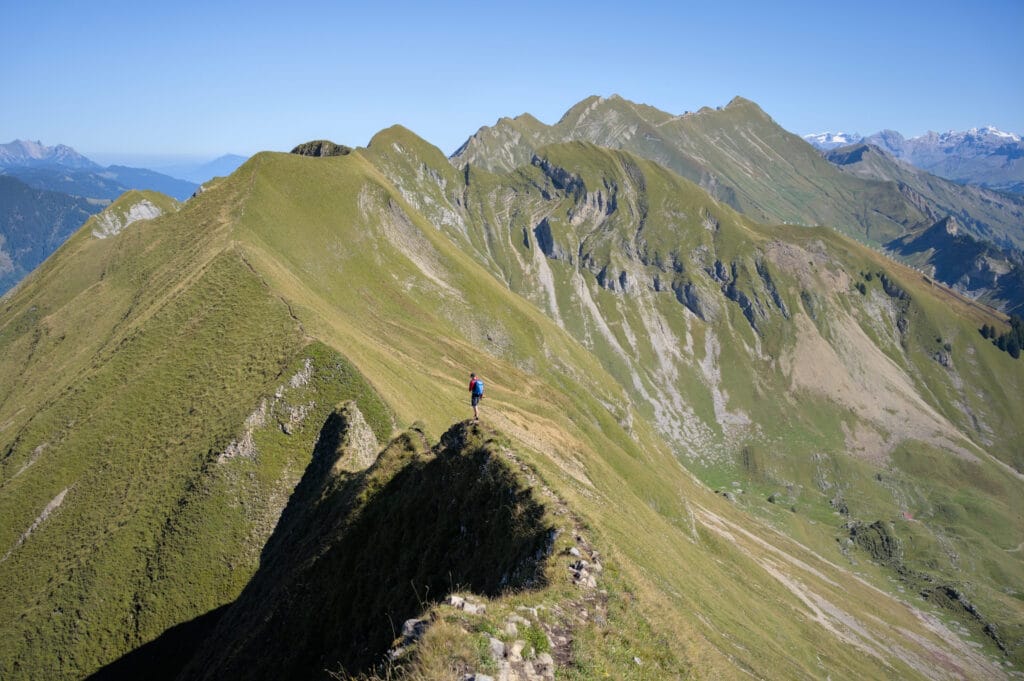 le passage difficile juste après le Tannhorn