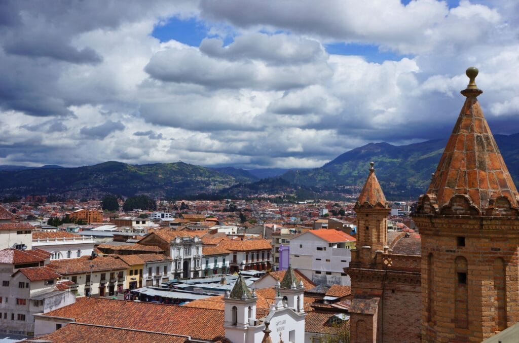 vue sur la ville de Cuenca en Équateur