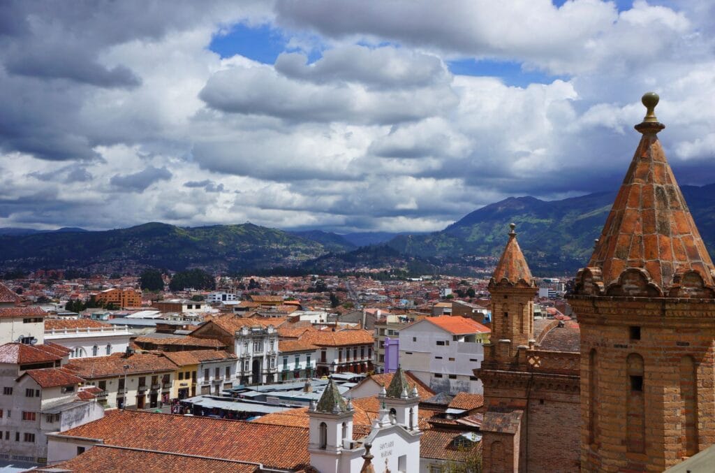 vue sur la ville de Cuenca en Équateur