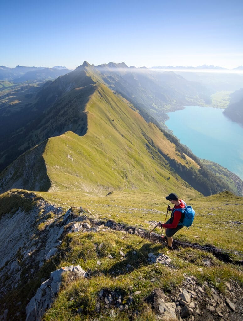 paysages lors de la descente du Augstmatthorn vers le blasenhubel