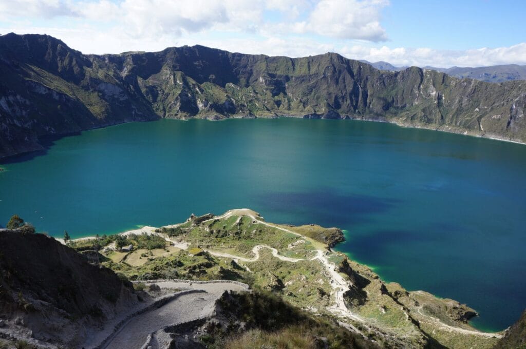 la lagune de Quilotoa en Équateur