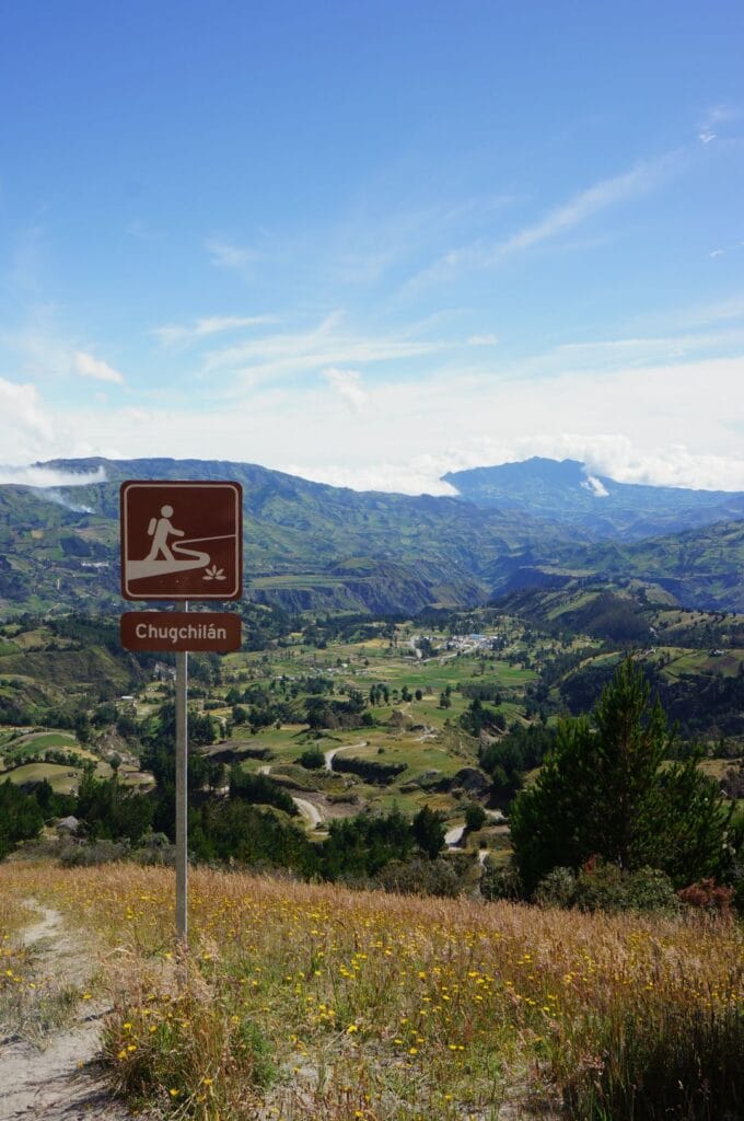 arrivée à chugchilán sur la boucle de Quilotoa