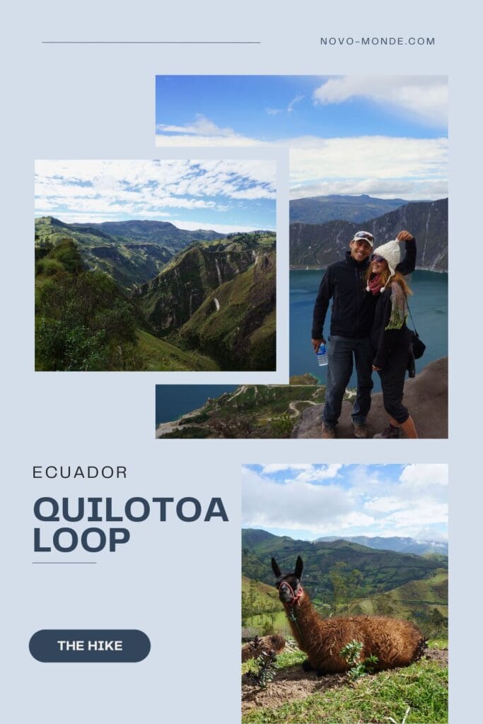 Quilotoa loop trekking, Ecuador