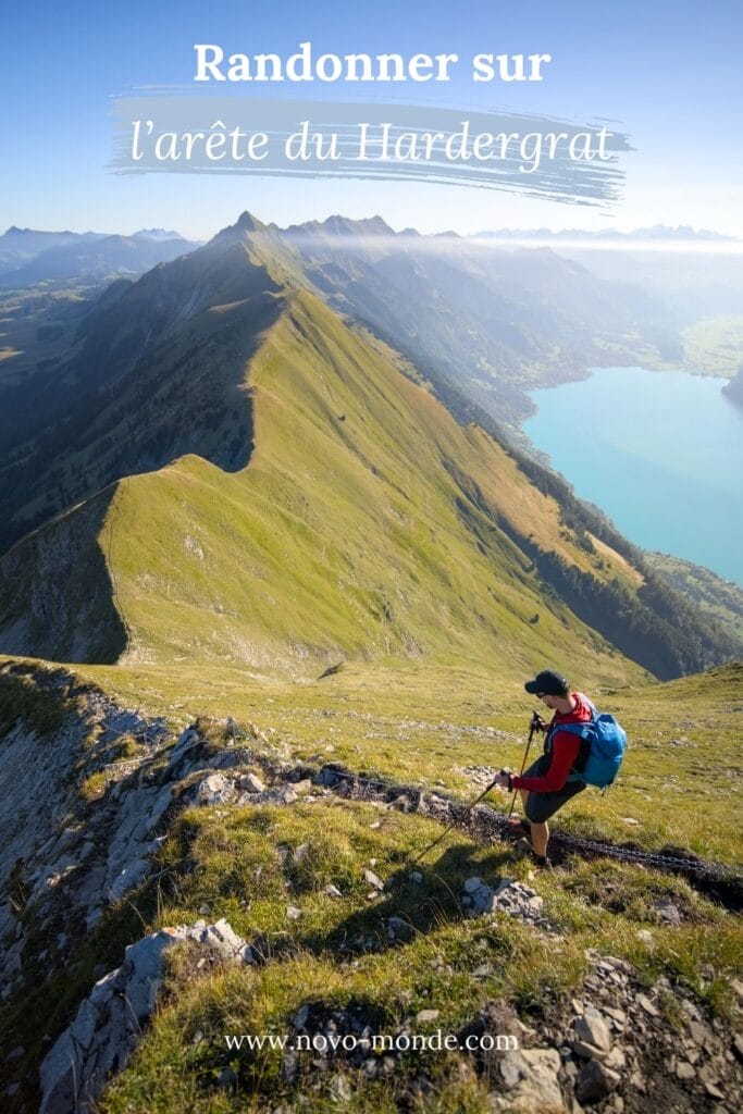 l'arête du Hardergrat en Suisse