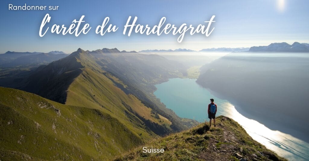 la magnifique arête du Hardergrat