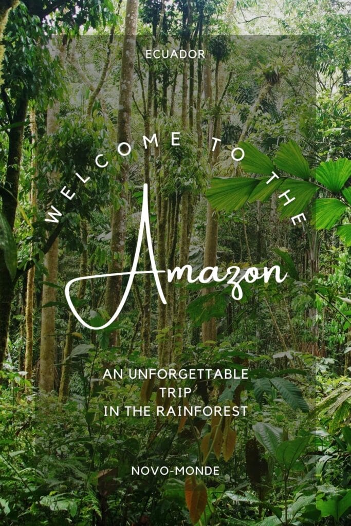 trip to the Amazon rainforest in Ecuador