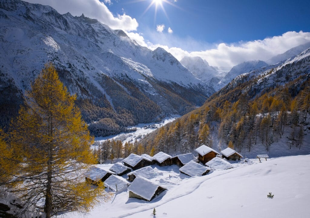 l'hiver arrive au val d'hérens