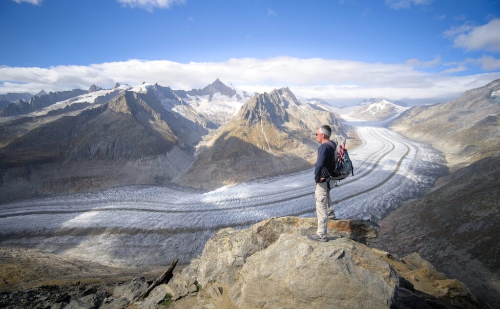 glacier d'Aletsch depuis l'Eggishorn