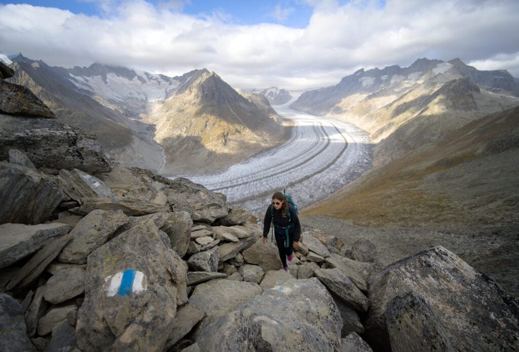 montée en direction du Bettmerhorn