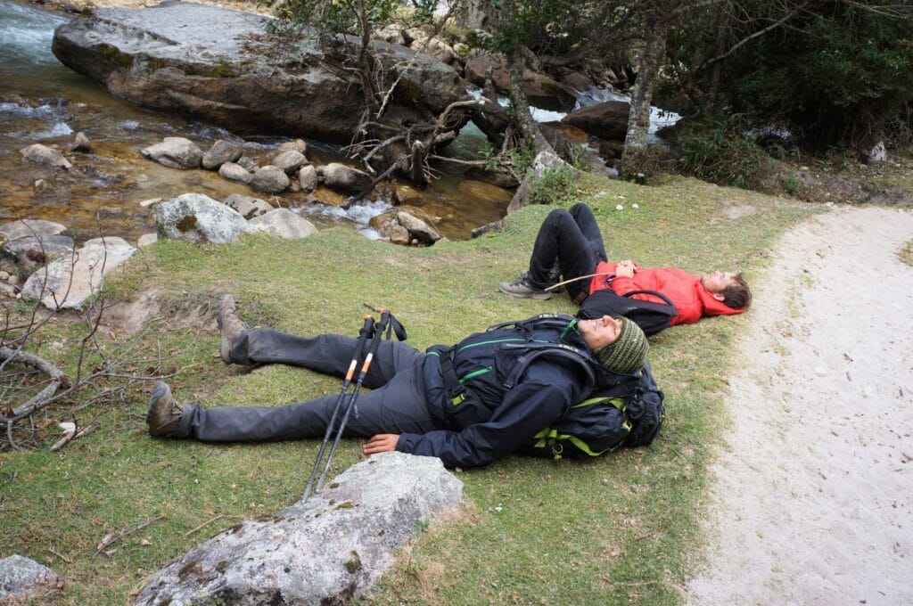 Rest for the trekkers!