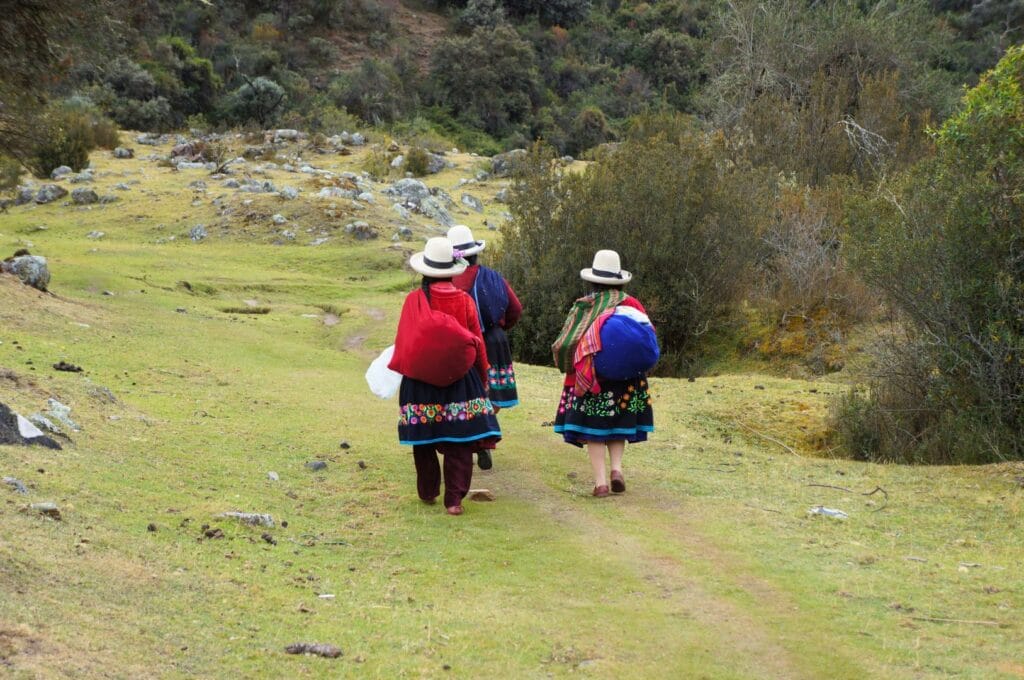 nos guides sur le trek de santa cruz au Pérou