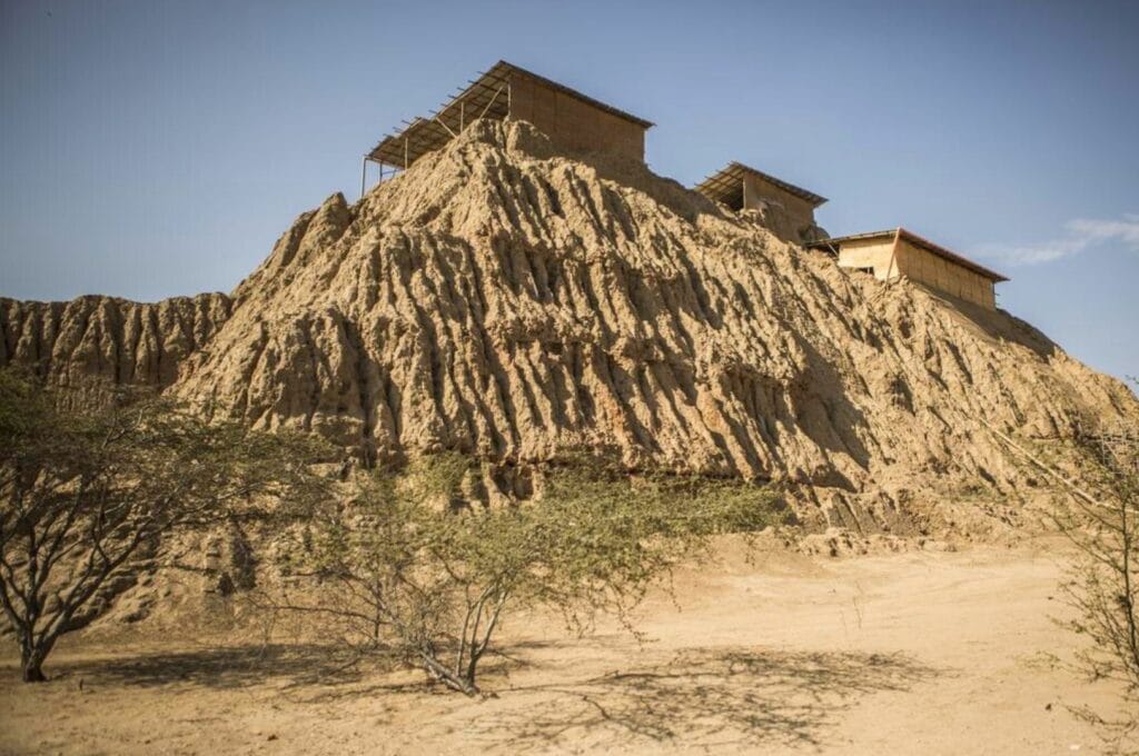 he pyramids of Tucume, remnants of the Sican civilization near Chiclayo in Peru