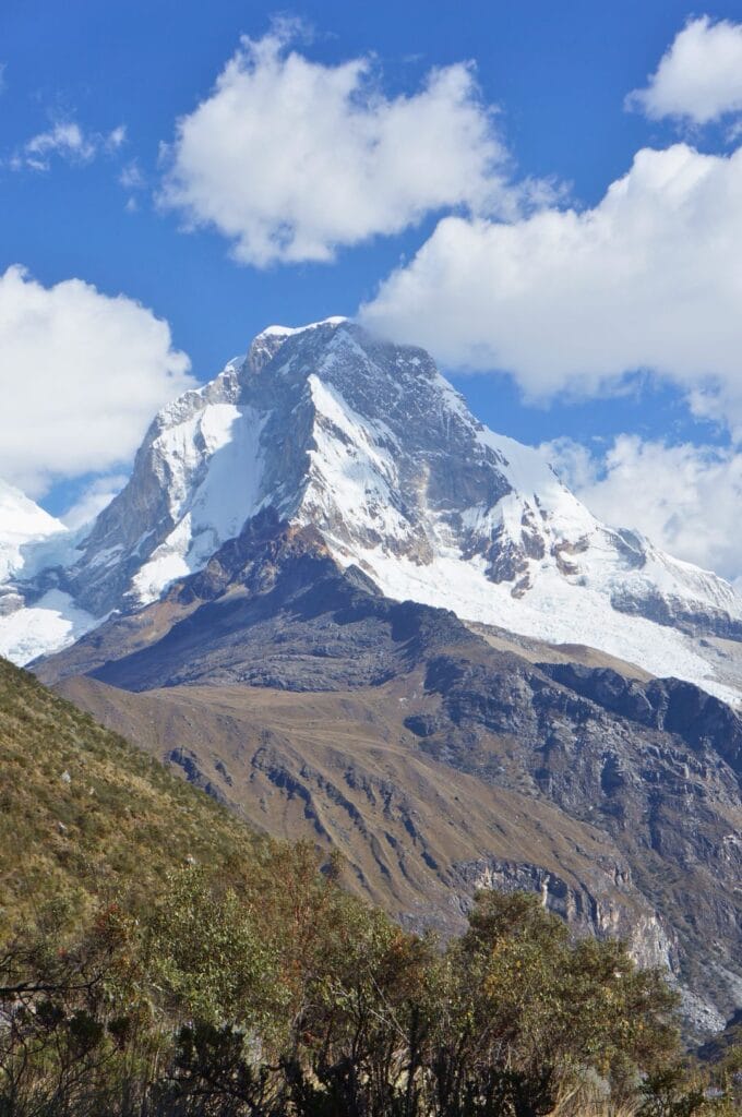 la cordillère blanche depuis le sentier de la laguna 69