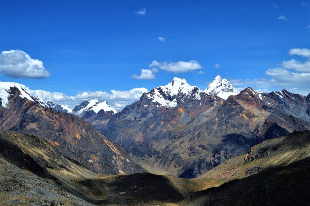 trek dans le parc national de Huascarán au Pérou