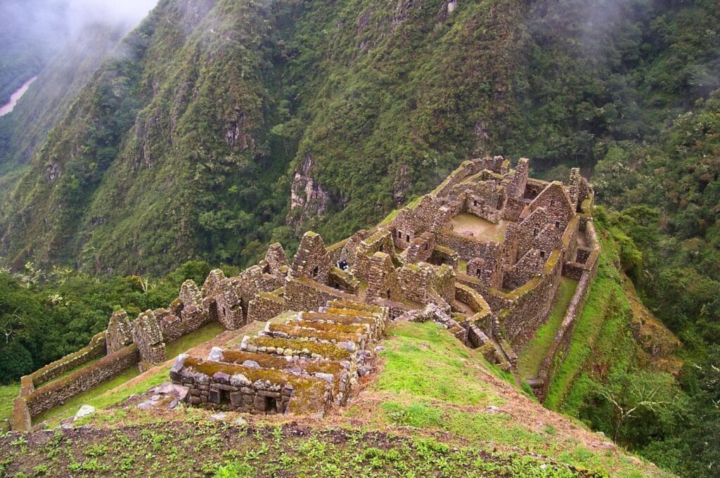 Chachabamba sur l'itinéraire du trek du chemin de l'Inca