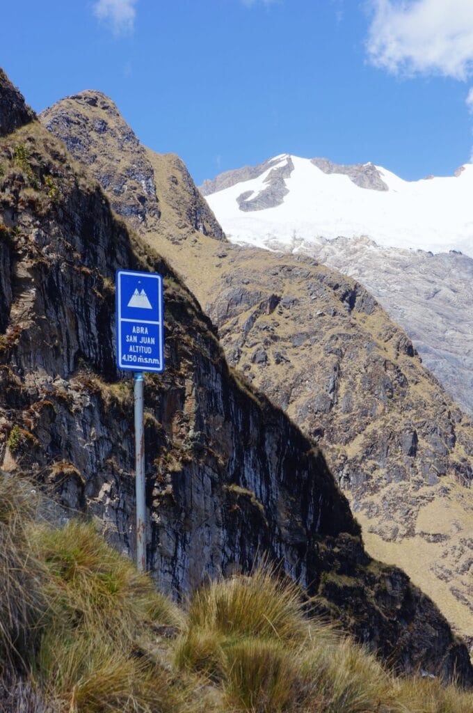 passage du col de San Juan lors du trek de Choquequirao