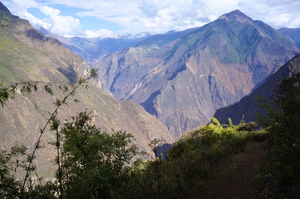 vue sur la montagne au Pérou