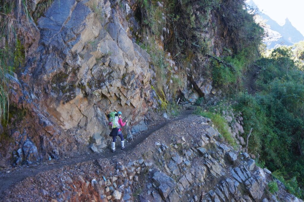 camino de los locos or the second part of the Choquequirao trek