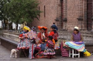 Péruviennes dans les rues de Cusco