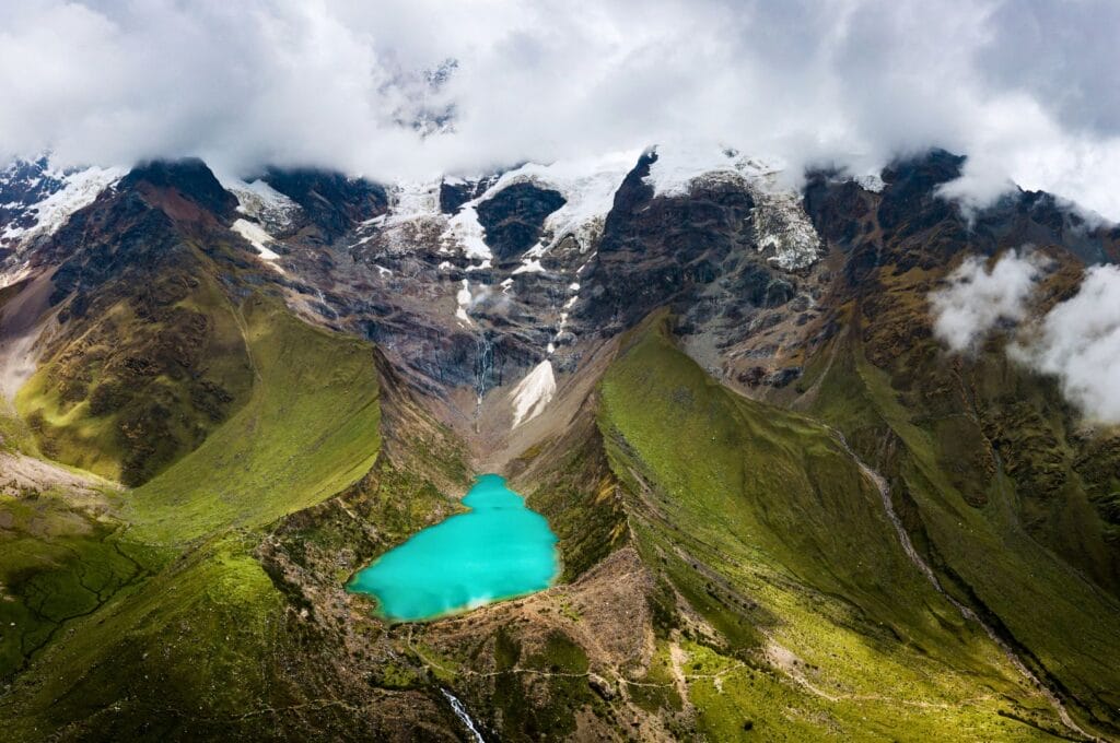 la Laguna Humantay sur le trajet du trek du Salkantay