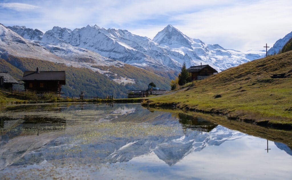 lac d'Arbey en automne