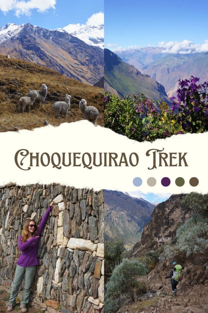 trekking Choquequirao in Peru