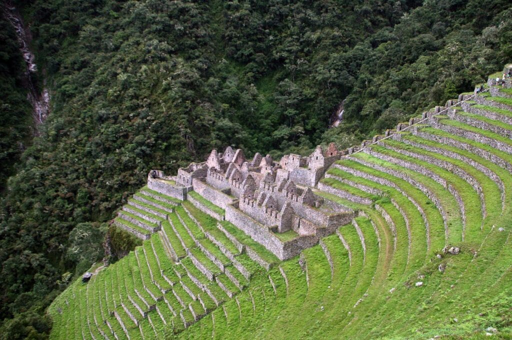 Wiñay Wayna sur l'itinéraire de l'Inca Trail