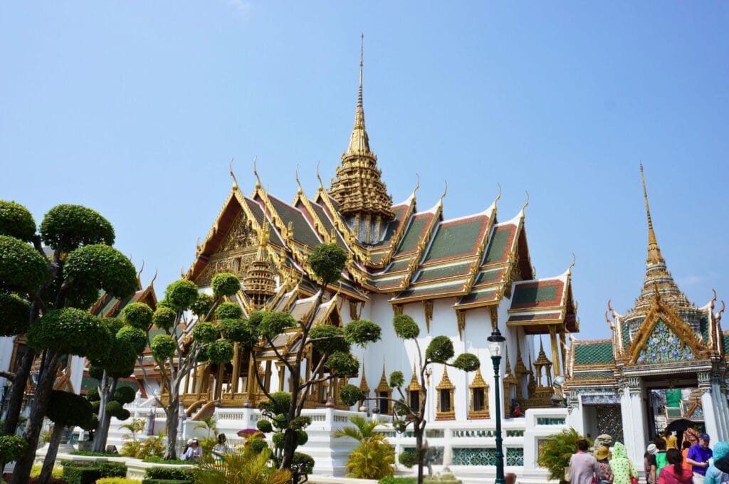 façade du grand palais de bangkok