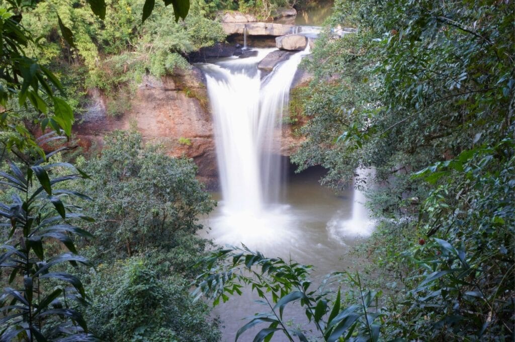 cascade du film La Plage, Haew Suwat dans le parc national de Khao Yai