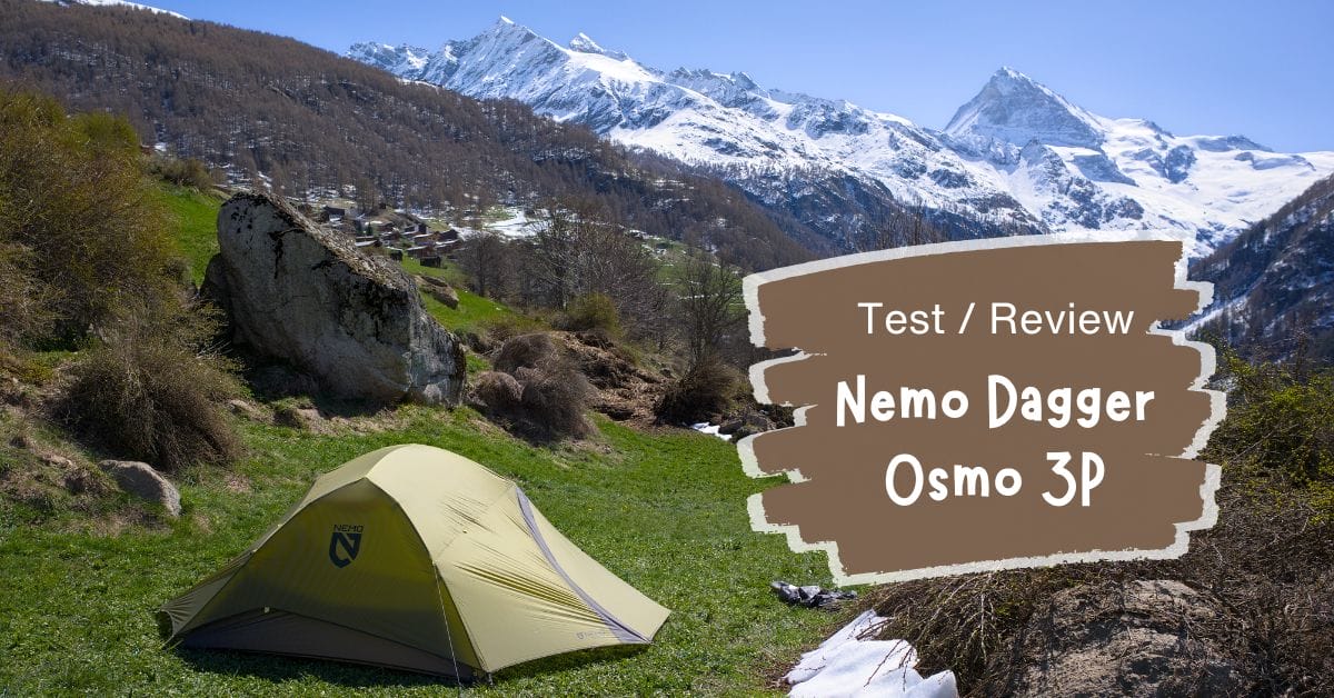 Test + Review of the Nemo Dagger Osmo 3P tent