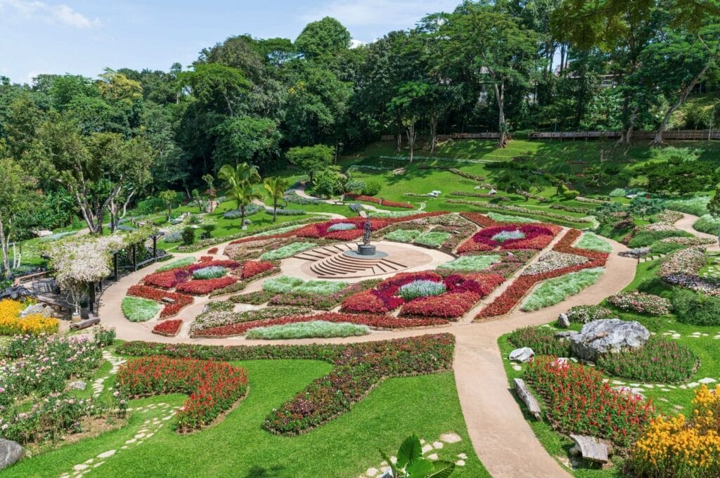 jardins royaux Mae Fah Luang à Doi Tung