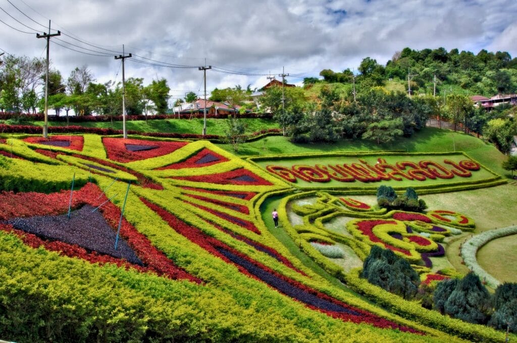 les jardins royaux paysagers à Doi Tung