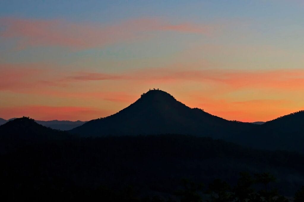 Sunset over Pai Canyon