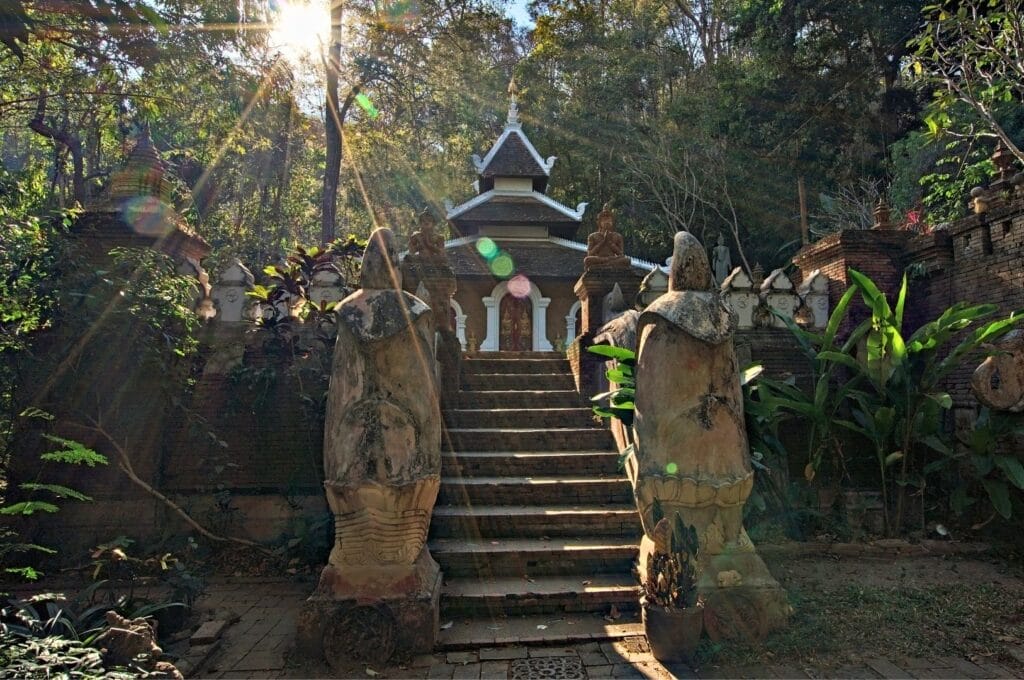 Wat Pha Lad temple on Doi Suthep mountain