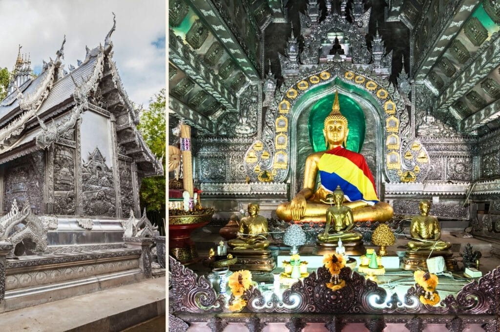 le temple Wat Sri Suphan ou Silver Temple à Chiang Mai