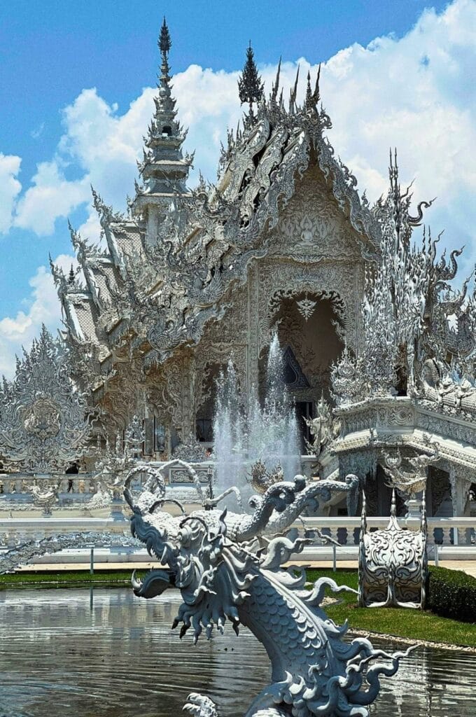 vue extérieure du white temple