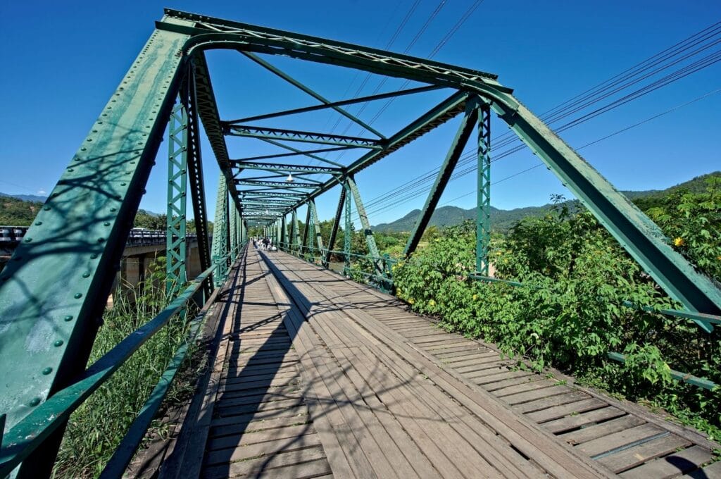 le pont en souvenir de la seconde guerre mondiale world war II memorial bridge à Pai