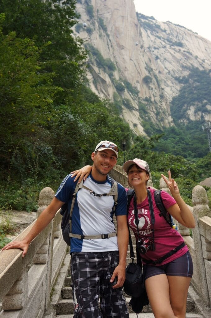 Sabine et Benoit au Mont Hua