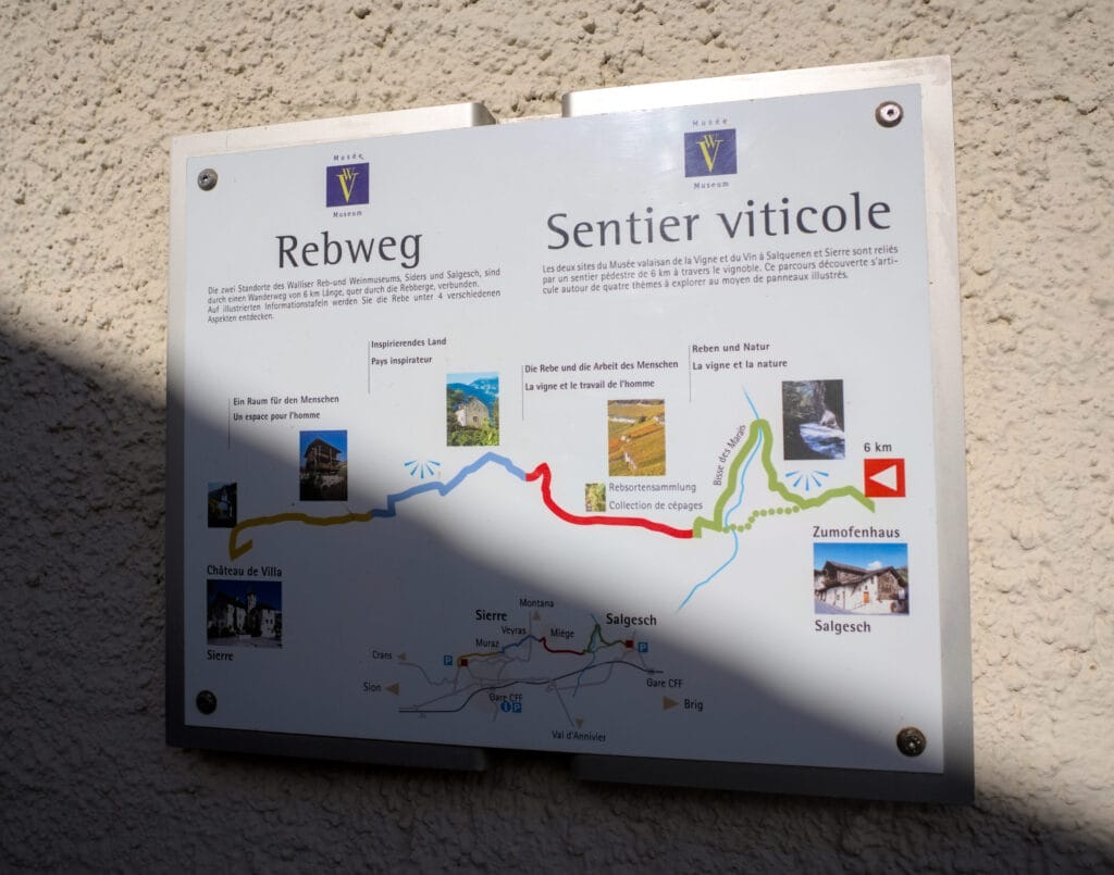 sentier viticole