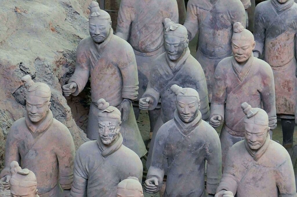 soldats en terre cuite à Xi'an