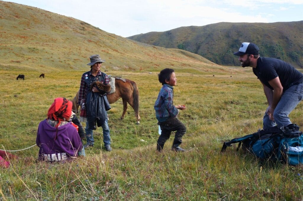 rencontre avec une famille nomade tibétaine
