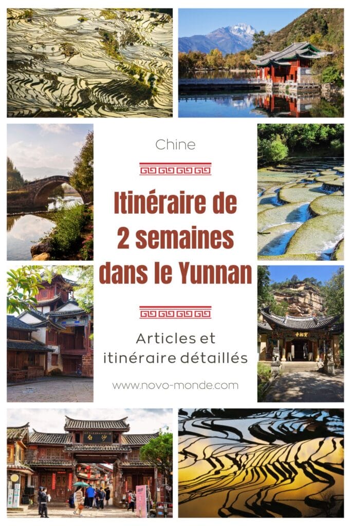 itinéraire de 2 semaines dans le Yunnan