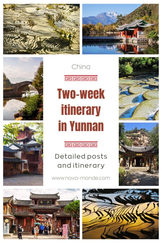 2-week itinerary for a trip to Yunnan