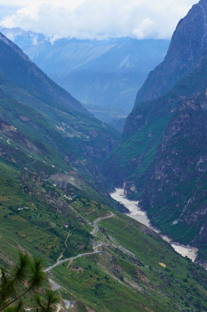vue sur le canyon du saut du tigre