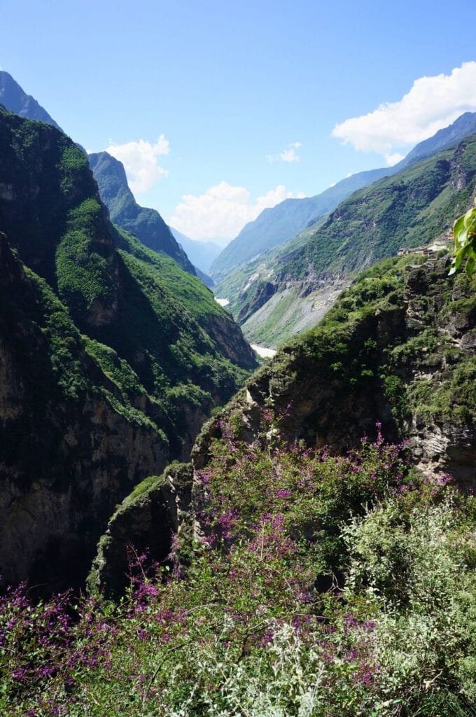 vue sur le canyon du saut du tigre